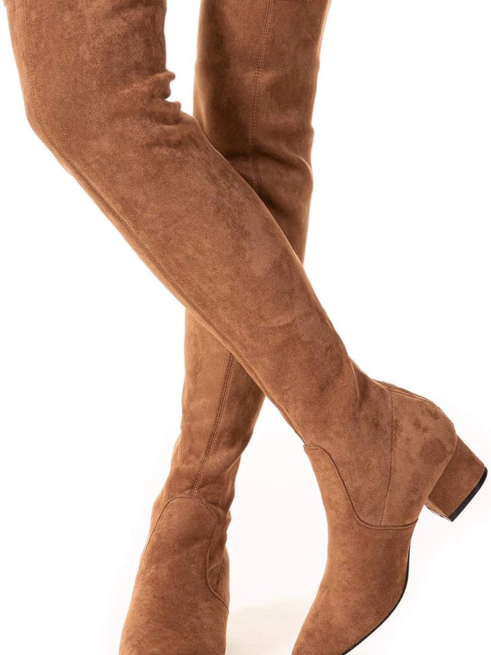 NWT NNG Women’s Over-the-Knee Suede Boot - Tan Sz 41